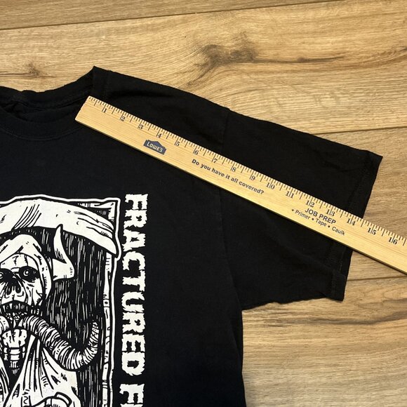 Fractured Frames Band Graphic Shirt Adult SZ MEDIUM Black FF Rock Metal Concert - Picture 5 of 7